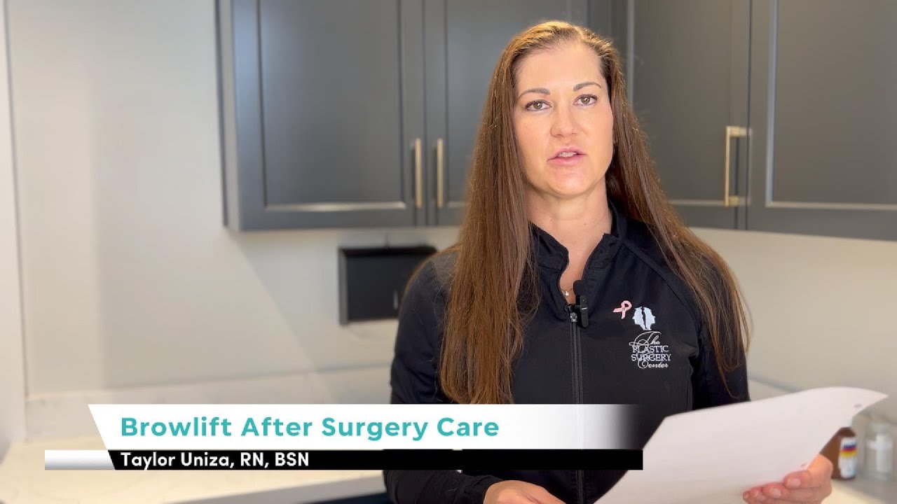 Brow Lift After Surgery Care