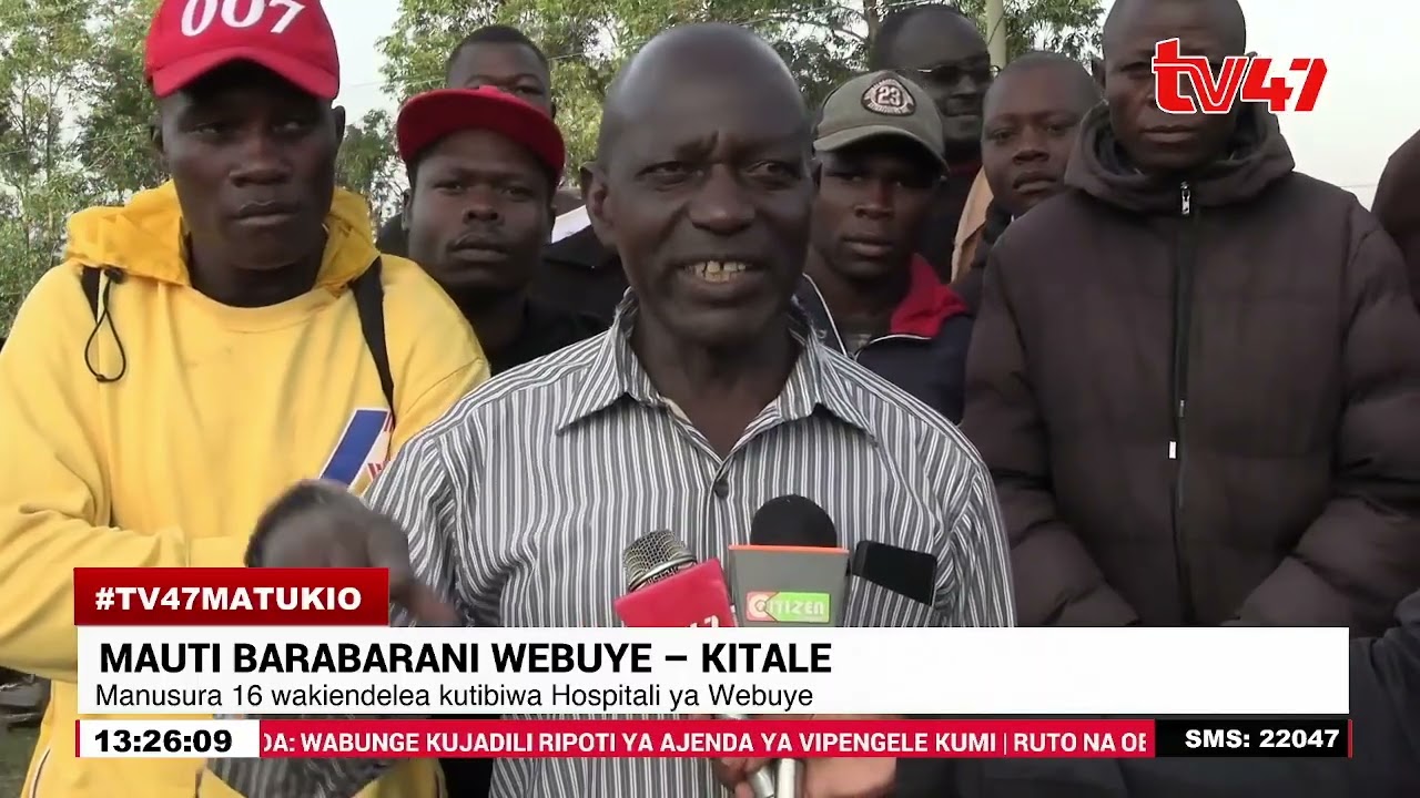 Webuye: Ajali mbaya yafanyika baada ya trela kuwagonga watu 15; wakazi waomba serikali kuweka matuta