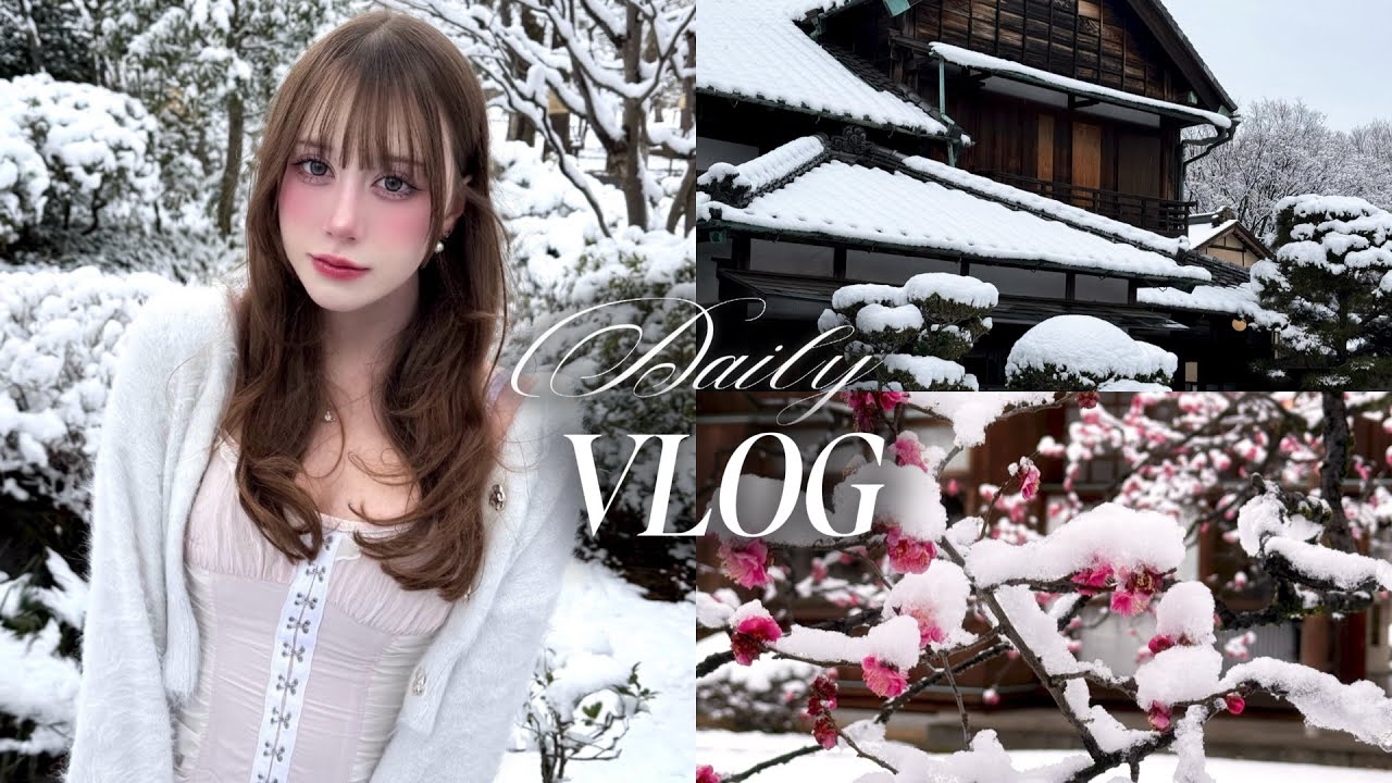 Tokyo Diaries ִֶ🪽་༘࿐ | snowy day & baking vlog ☃️