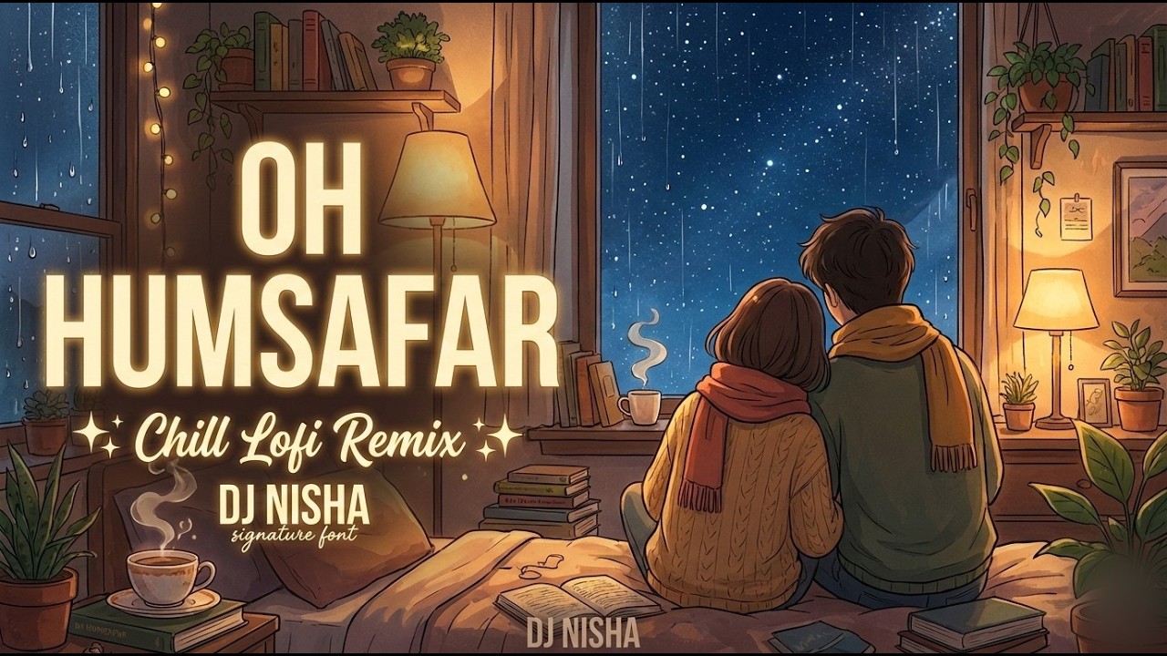 Oh Humsafar (Lofi Remix) - DJ Nisha | Slowed + Reverb | Chill Study/Sleep Beats