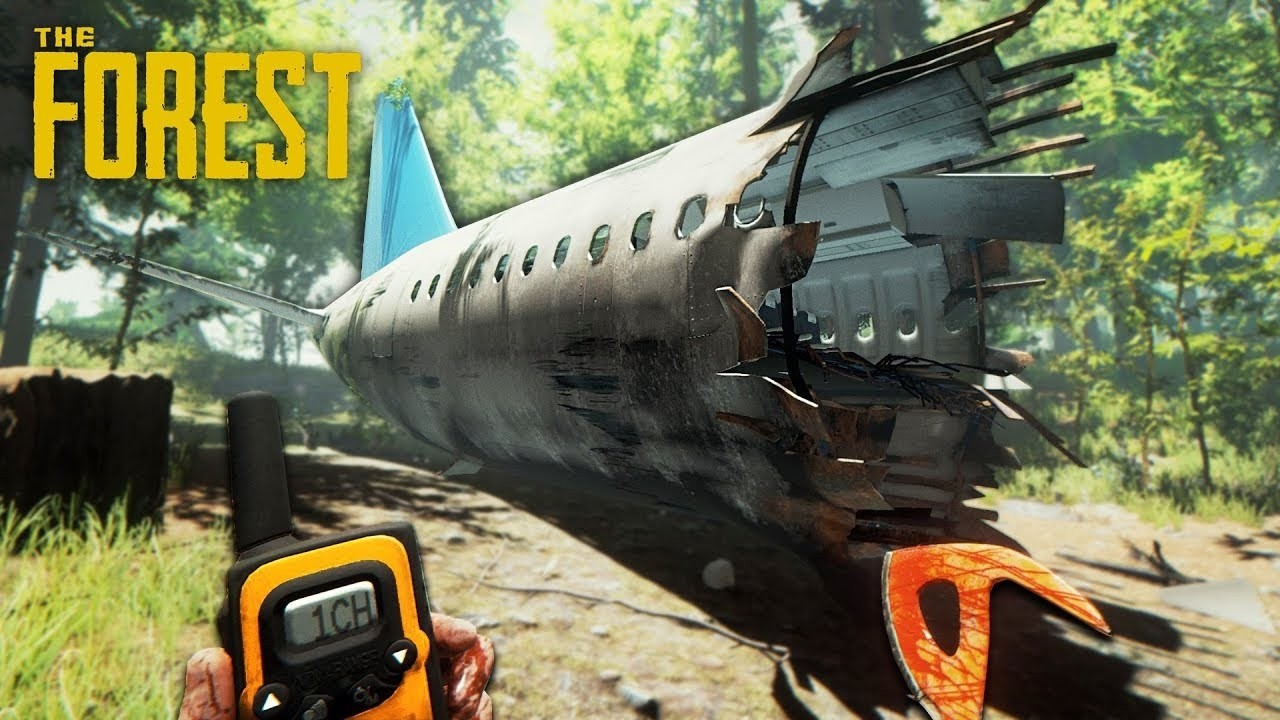 The Forest ВЫЖИВАЮ ПОСЛЕ АВИАКАТАСТРОФЫ НА НЕОБИТАЕМОМ ОСТРОВЕ #1