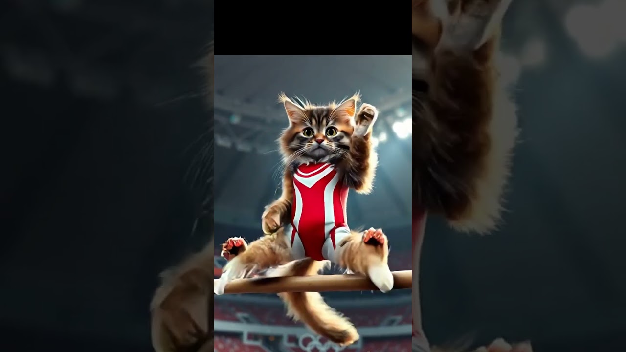 Кошка гимнастка         #cartoons #cuteness #cute #funny #cutevideos #animals #humor