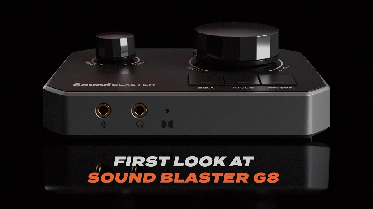 First Look at the Sound Blaster G8 Dual USB Gaming DAC