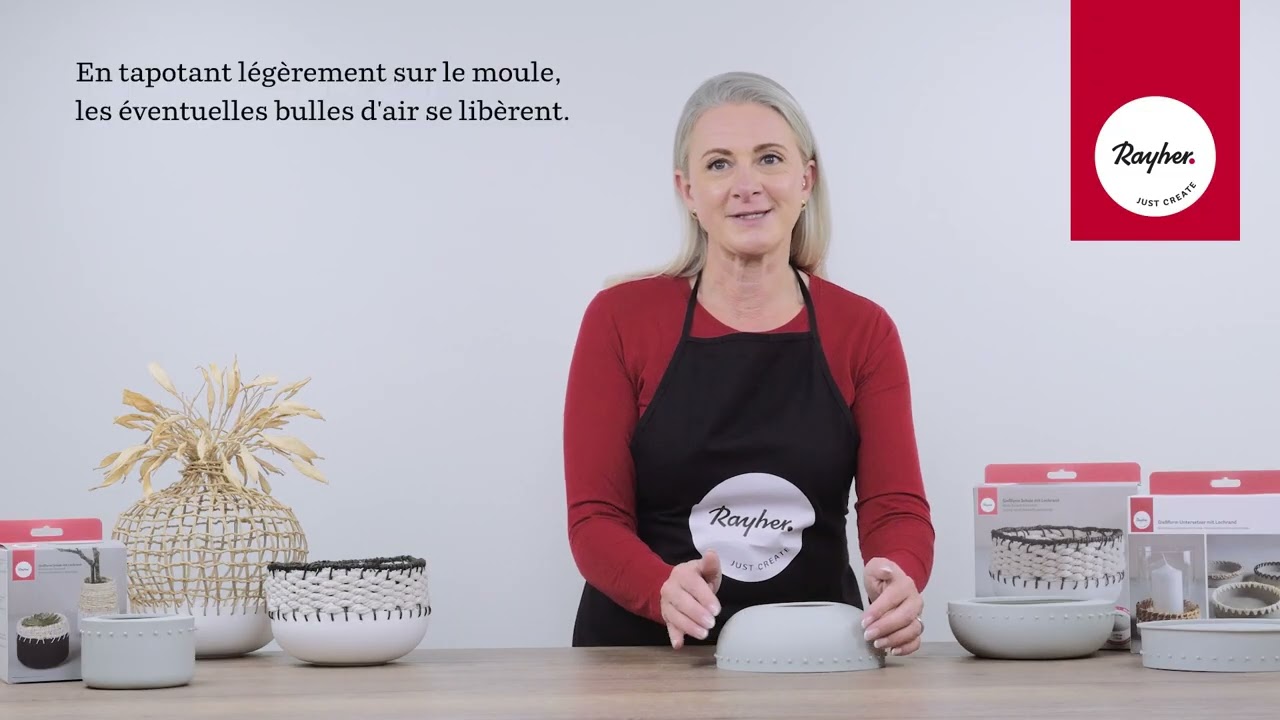 Particularité du produit: Moule toi-même un bol avec bord percé de manière individuelle