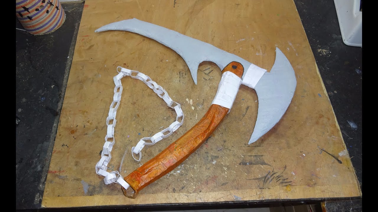 How to make a paper Axe
