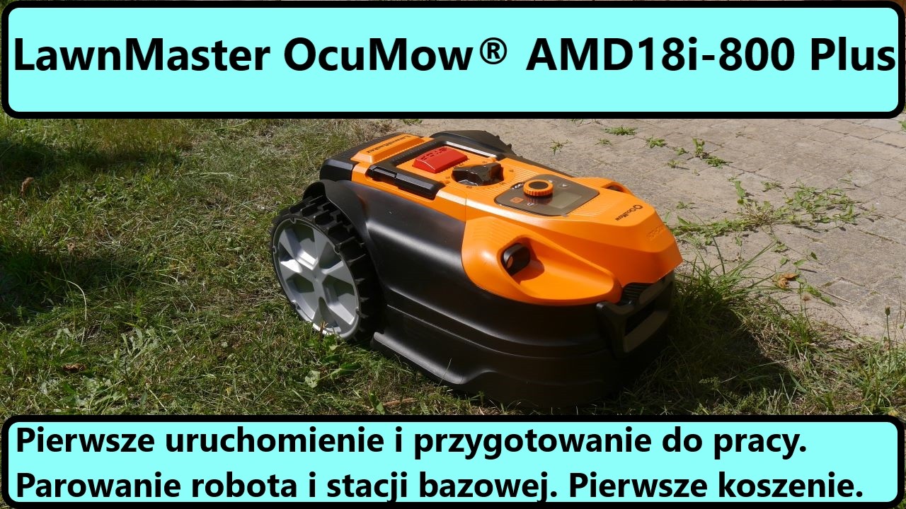 #rpgarażowo LawnMaster OcuMow&reg; AMD18i-800 Plus. Pierwsze uruchomienie i koszenie.