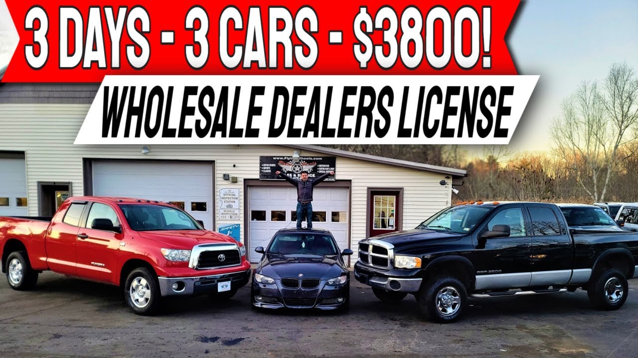 How we bought 3 Cars Wholesale and sold them at auction for a profit - Flying Wheels
