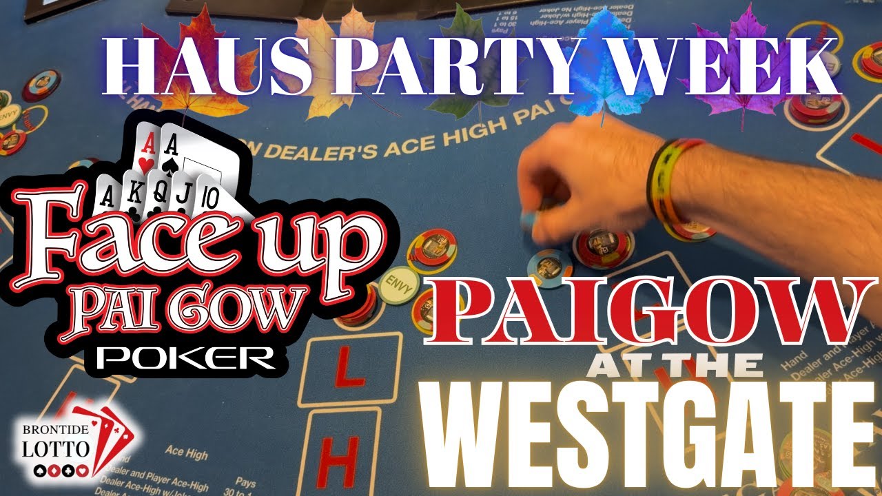 HAUSMATES TAKE OVER THE #PAIGOW TABLE AT WESTGATE LASVEGAS!