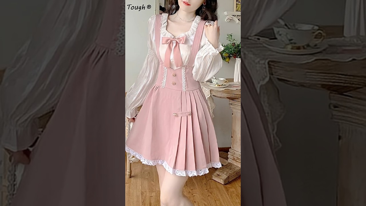 Choose a korean short dress for yourself 💖💖|New Trendy & Cute Look💫#beautiful #korean #dress