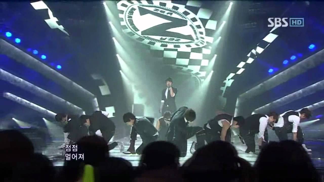 Z: EA - Level Up (Имперские Дети - Прощание) @ SBS Inkigayo Популярная песня 100808
