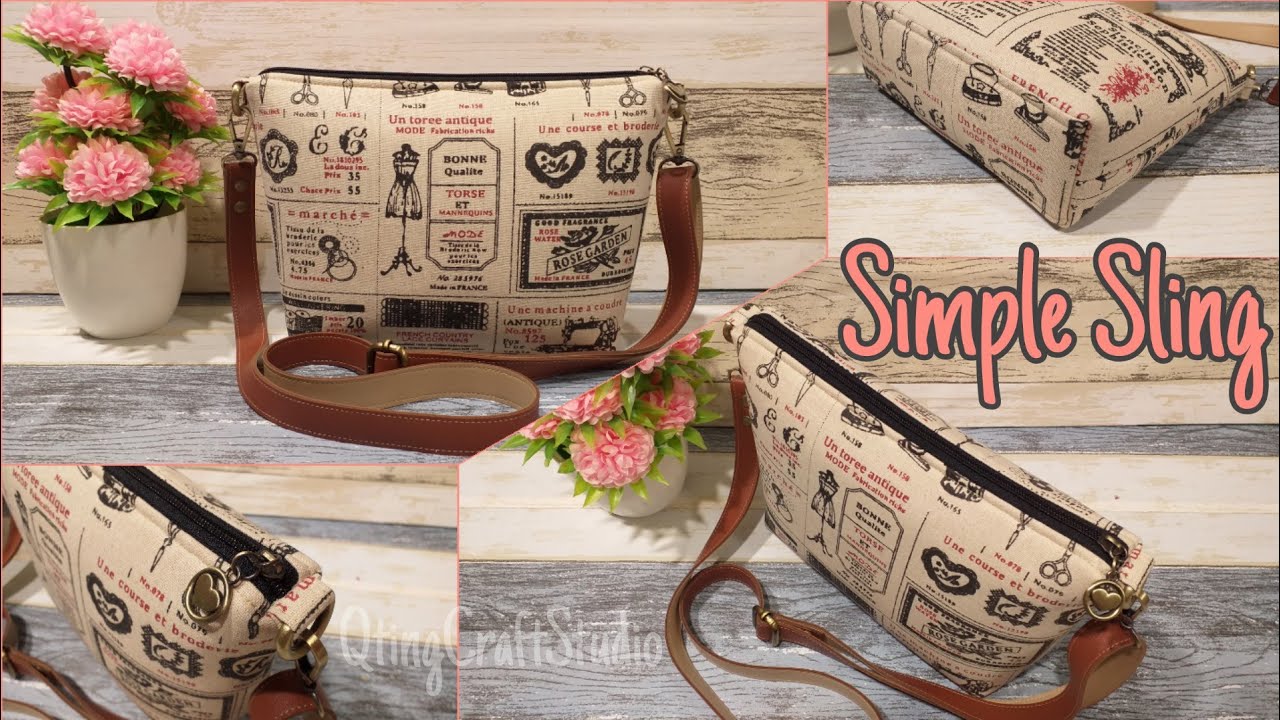 How to make Simple Sling Bag..