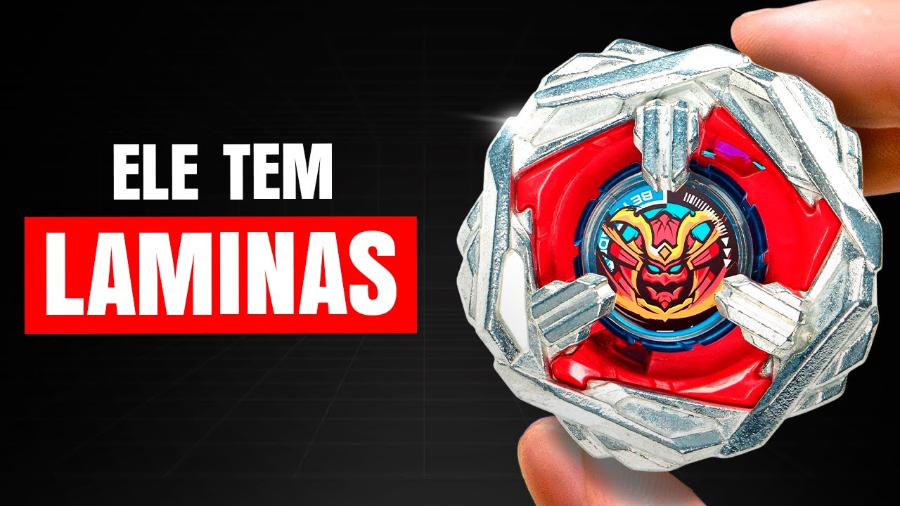 O Segredo do Beyblade Que Tem LAMINAS!