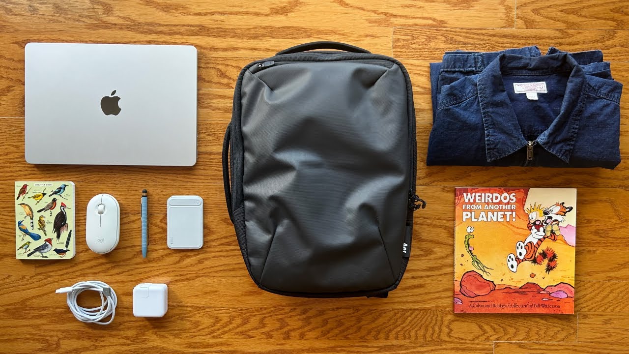 Everyday Carry Commuter Work Backpack | Aer Slim Pack Review and Minimalist Pack With Me