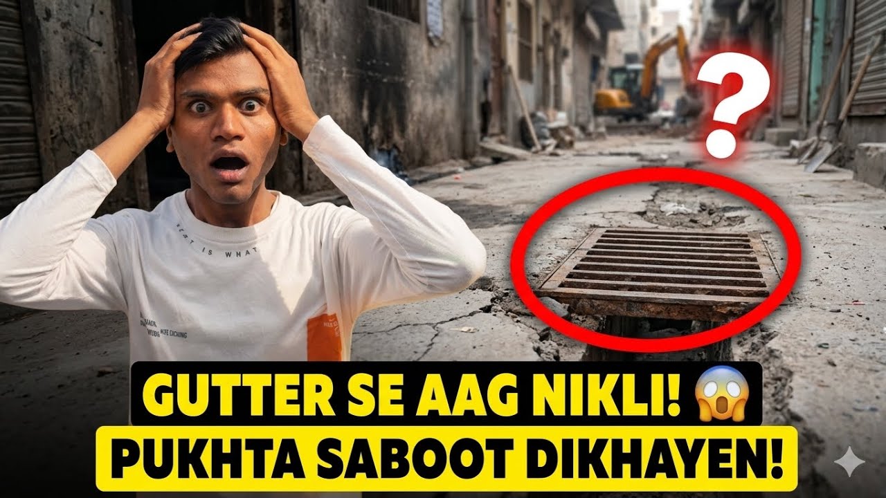 Phoopho Ka Ghar Jal Gaya! 😭 Gutter Se Aag Kaise Nikli? (Don't Ignore) Junaid Vlogs 