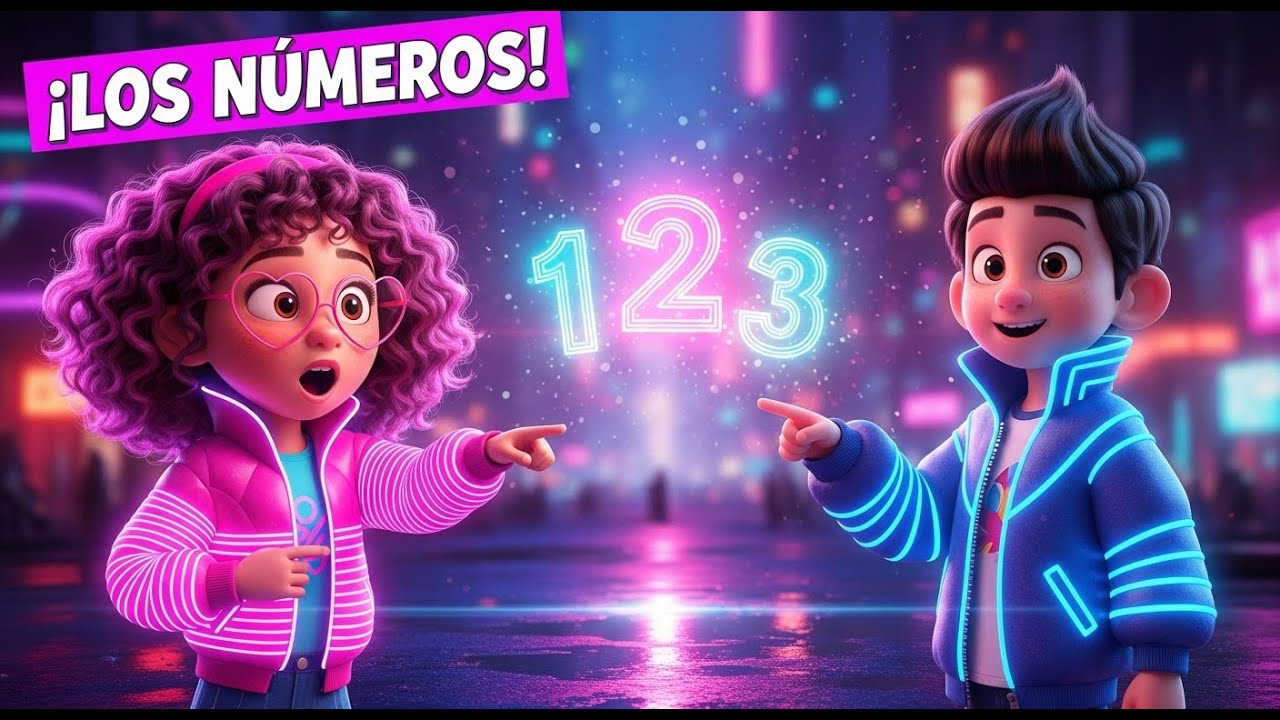 La CANCIÓN de los NÚMEROS del 1 al 10 🚀 Vídeo educativo para aprender los números 🪐