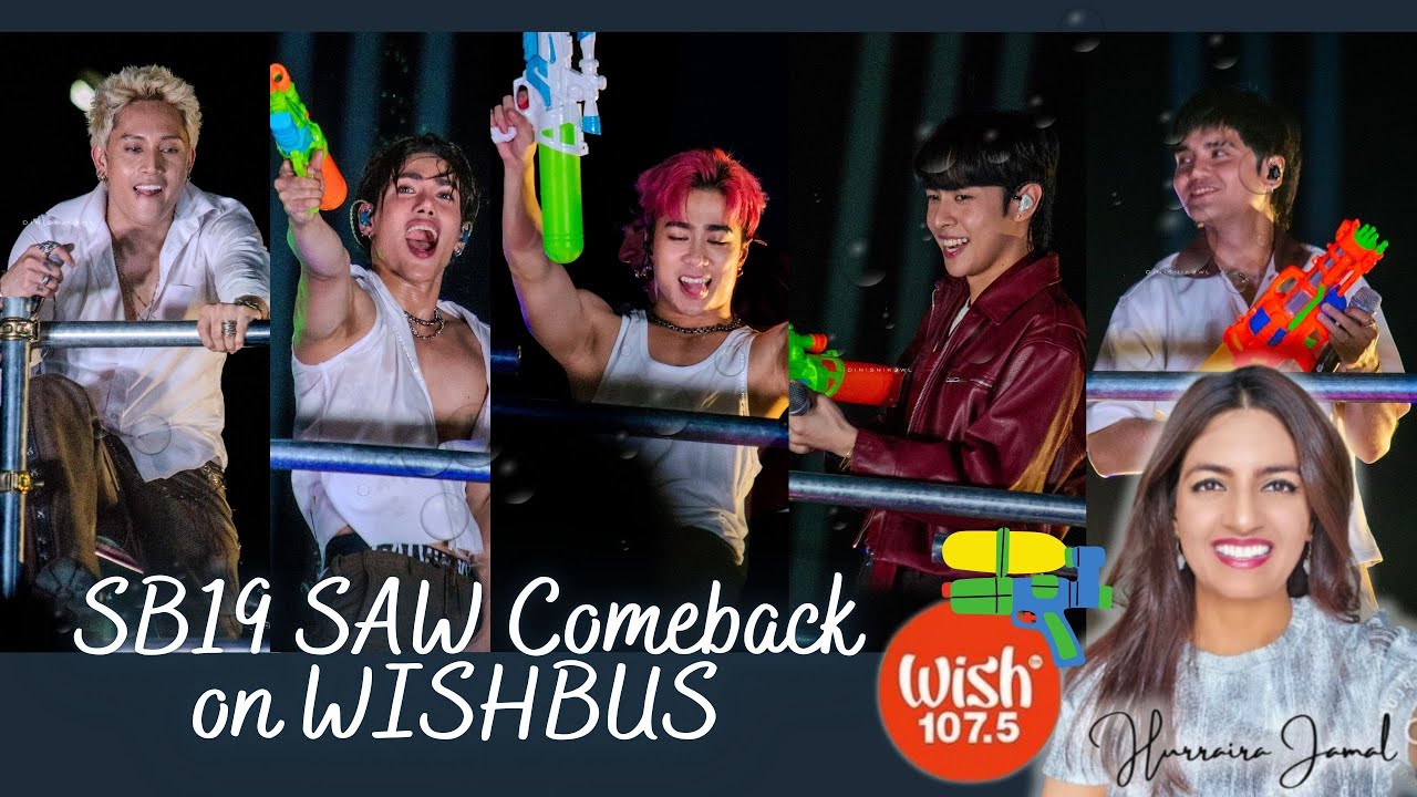 SB19 INSIDE and ON TOP of the WISH 107.5 BUS performing 