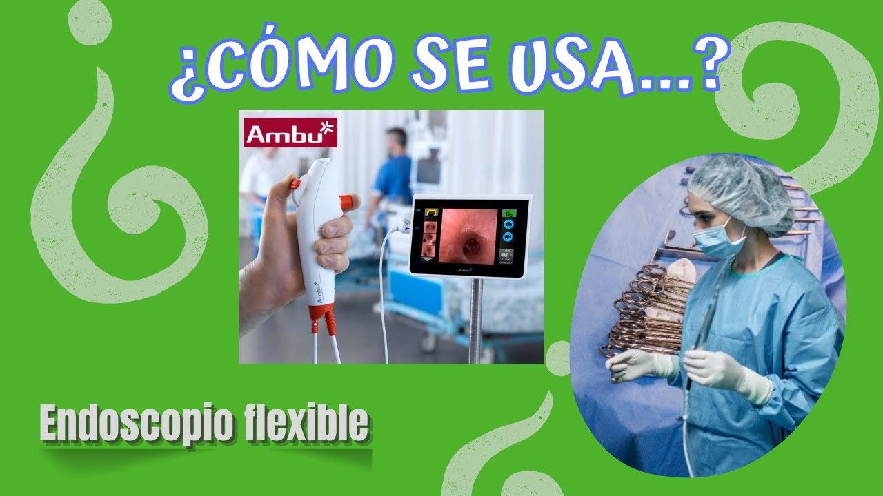 Endoscopio flexible desechable Ambu