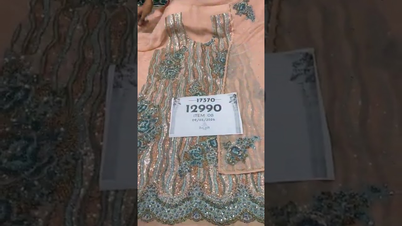 Balbir Store Latest Collection Designer pure Unsitch suits