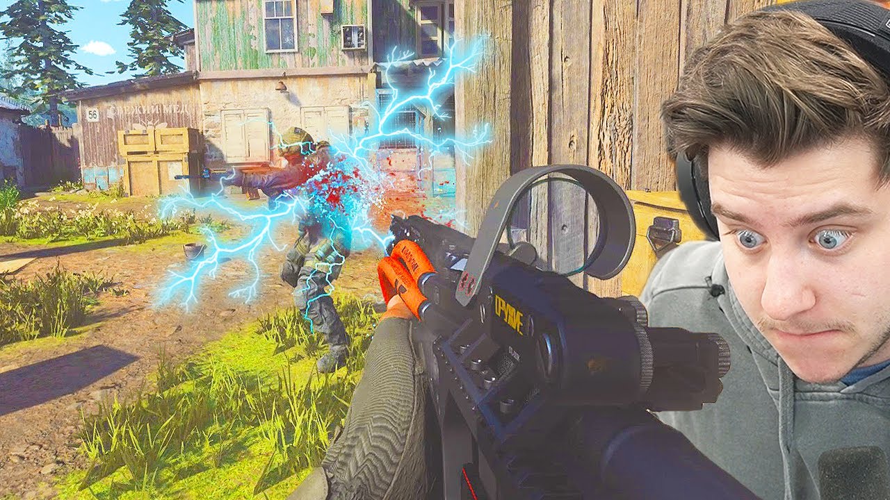 They added an AK47 that shoots freaking LIGHTNING BOLTS..