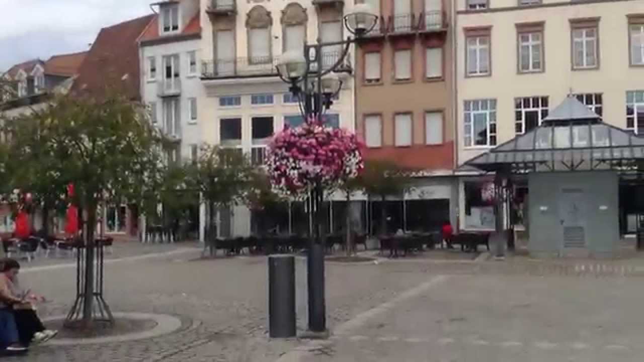 Marktstra&szlig;e - the Old Market Street of Landau, Germany, Sep. 2015
