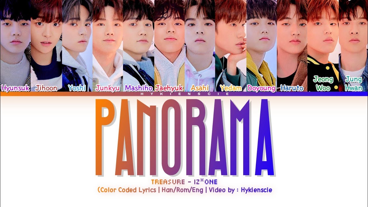 TREASURE (트레저) - 'PANORAMA' (IZ*ONE) (How Would | Color Coded Lyrics | Han/Rom/Eng)