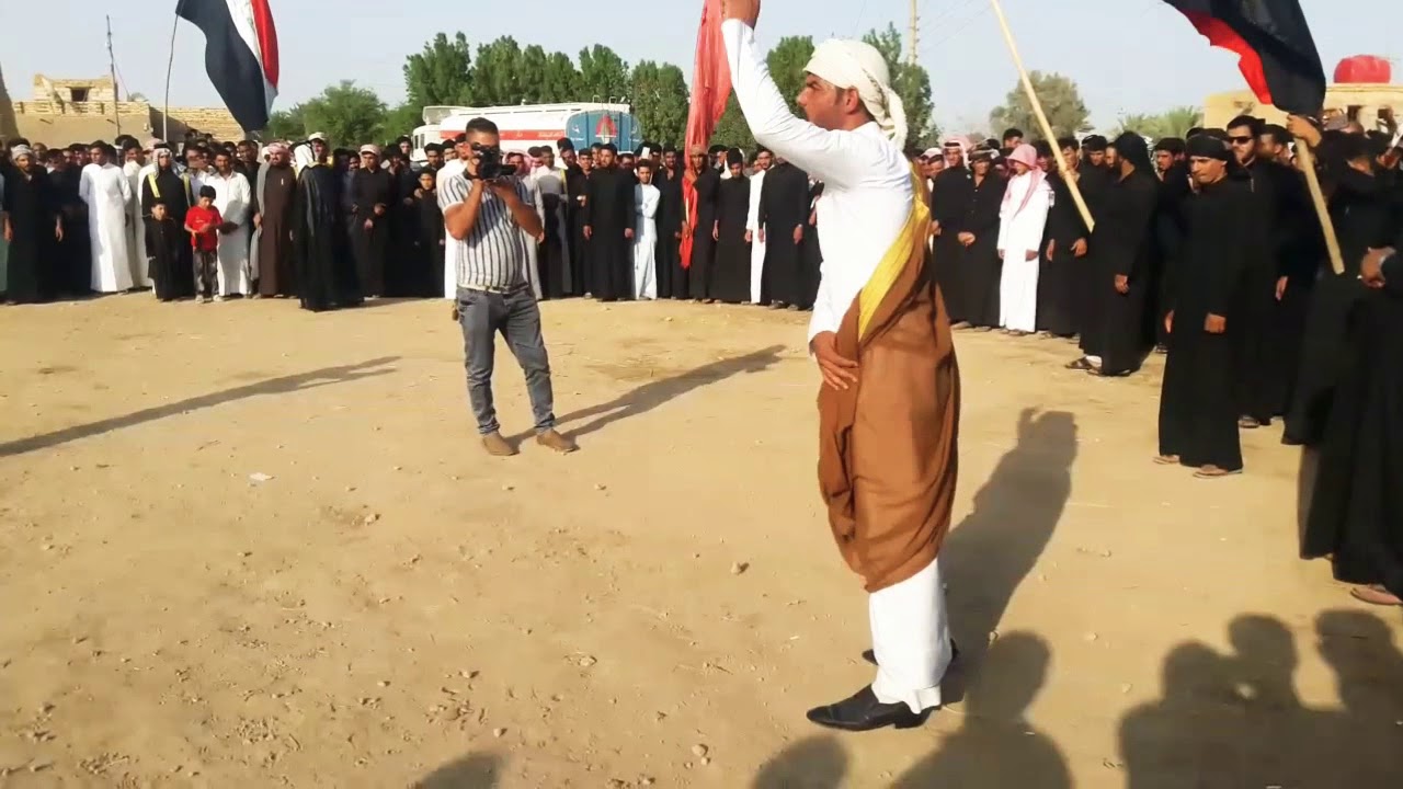 هوسات قبيلة ال ابراهيم يوم السابع من محرم اكبر ميدان بالناصريه