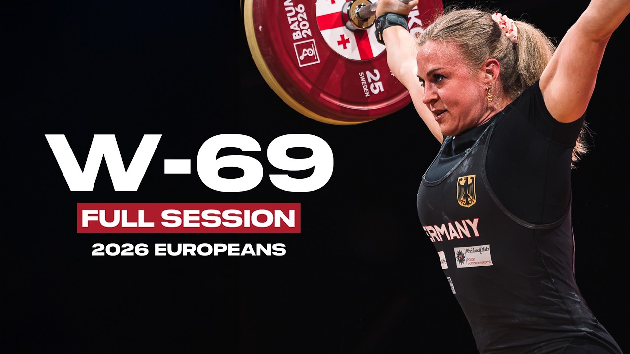 Women's -69kg 2026 European Weightlifting Championships | Full Session