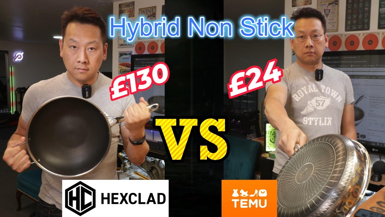 Альтернатива Hexclad? Обзор недорогой сковороды TEMU против дорогого гибридного антипригарного по...