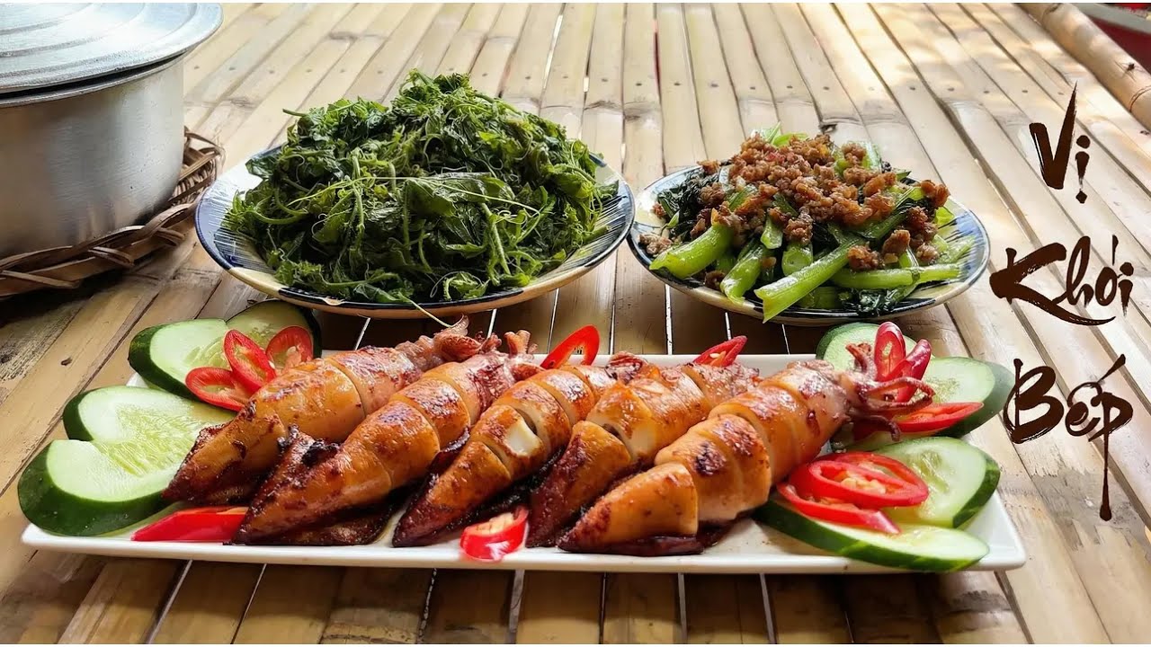 Chia sẻ bữa cơm ba món đậm đà đầy hương vị! Dù gặp sự cố khi dựng video..VỊ KHÓI BẾP