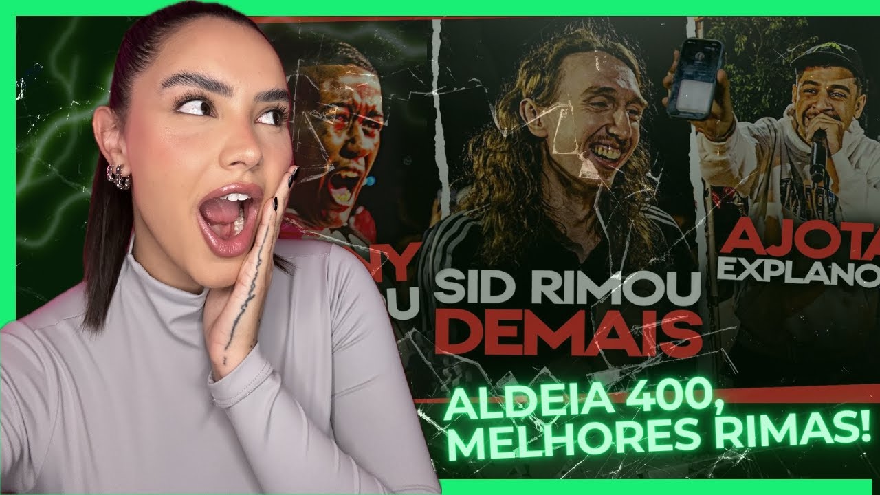 REAGINDO ALDEIA 400, melhores rimas!