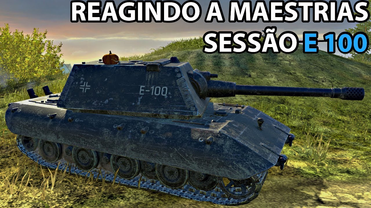 Reagindo a Maestrias | E 100 | World of Tanks Blitz