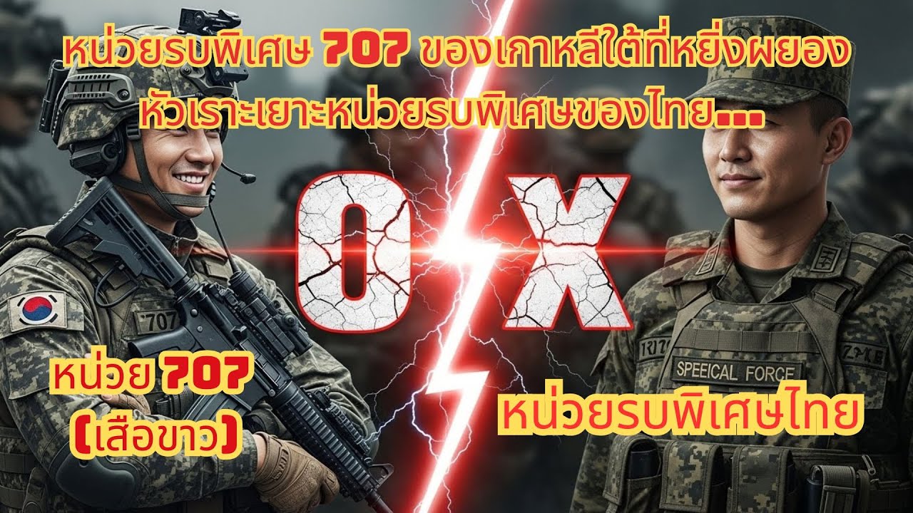 หน่วยรบพิเศษ 707 ของเกาหลีใต้ที่หยิ่งผยอง หัวเราะเยาะหน่วยรบพิเศษของไทย… และแล้วจบลงด้วยสกอร์ X-0