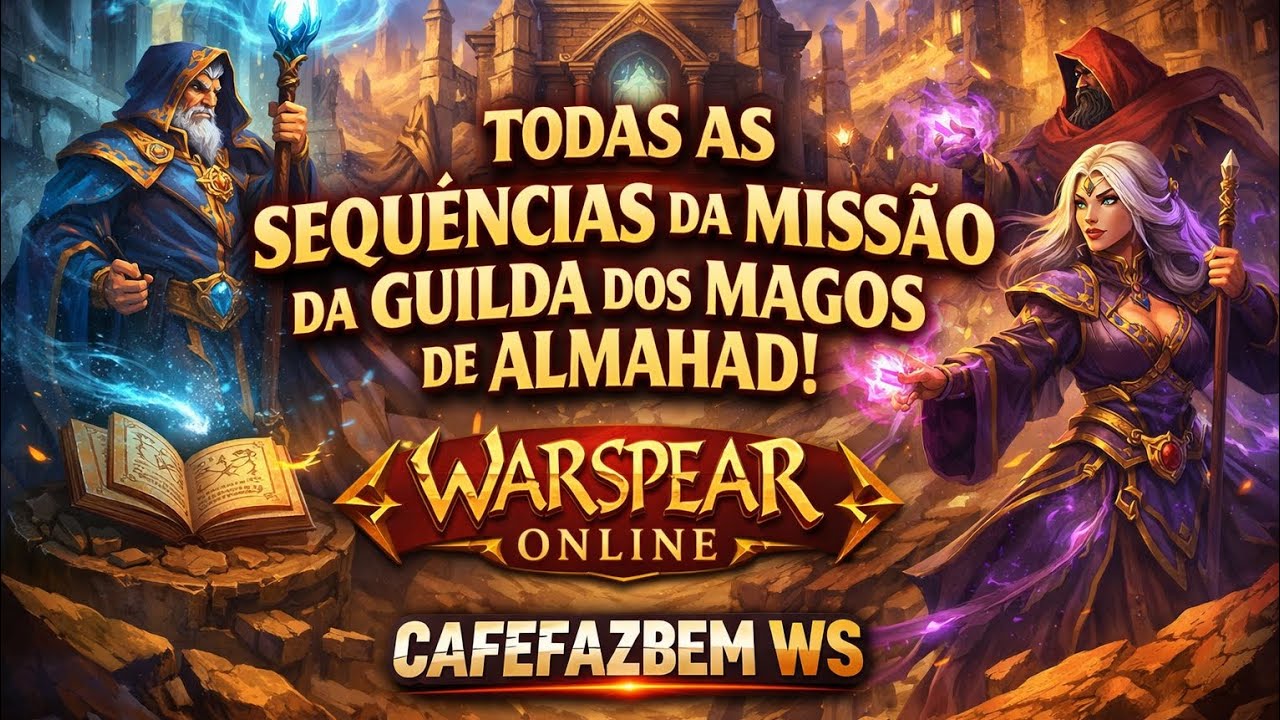 Guia Completo: Todas as Sequências da Missão da Guilda dos Magos de Almahad | Warspear Online
