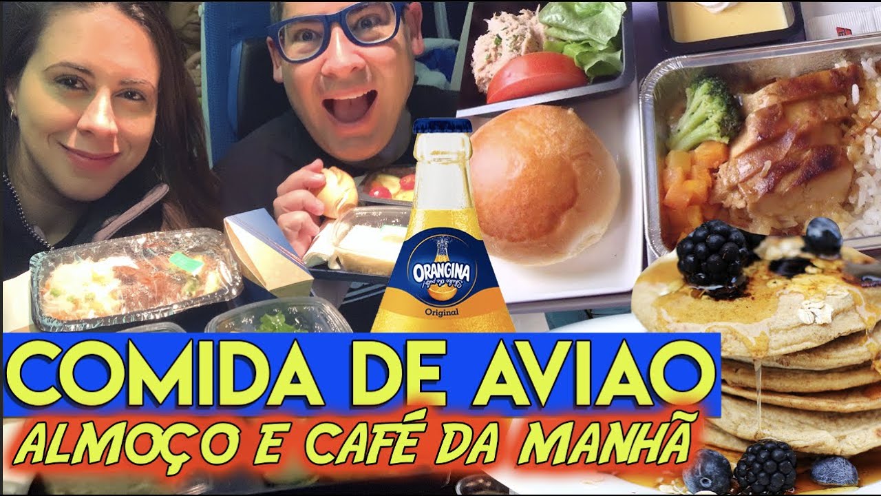 Comida de Avião: Almoço e Café da Manhã no Vôo Rio X Amsterdam