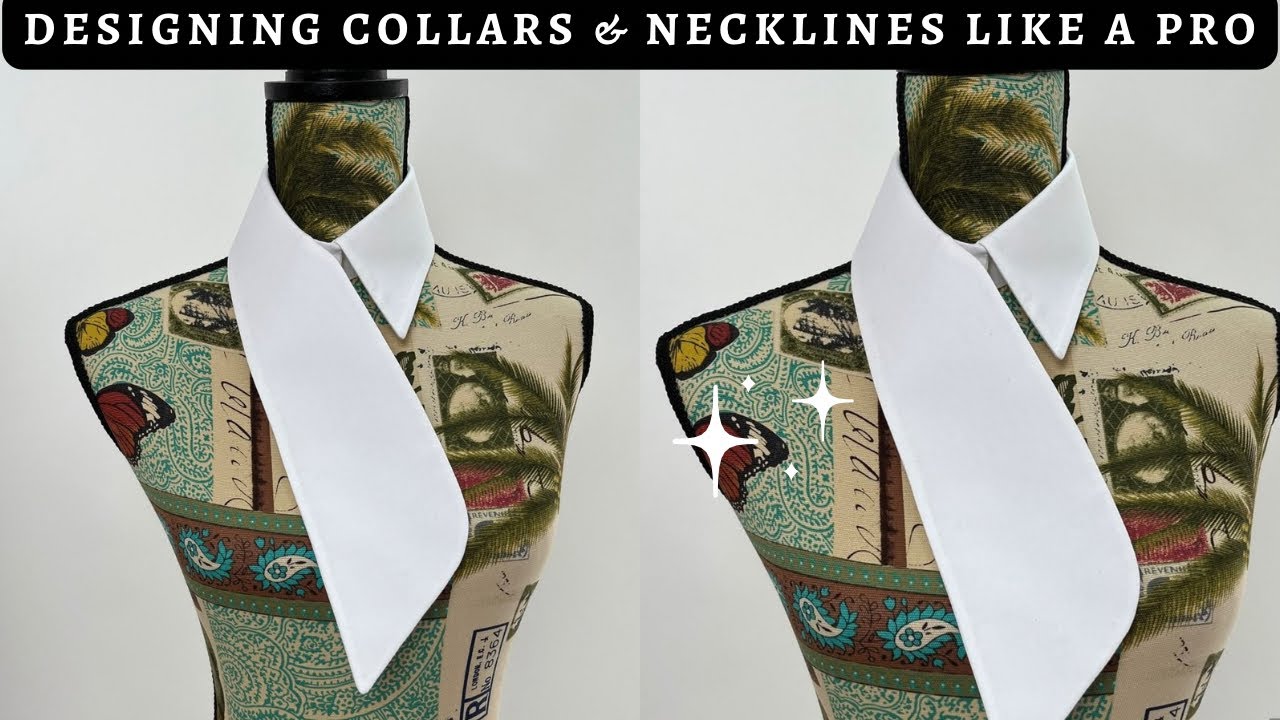 ОБЪЯСНЕНИЕ ВОРОТНИКОВ И ВЫРЕЗОВ | КАК СОБЛЮДАТЬ БАЛАНСИРУЮЩИЙ ДИЗАЙН, ПРОПОРЦИИ И СТИЛЬ В РАСКРОЕ