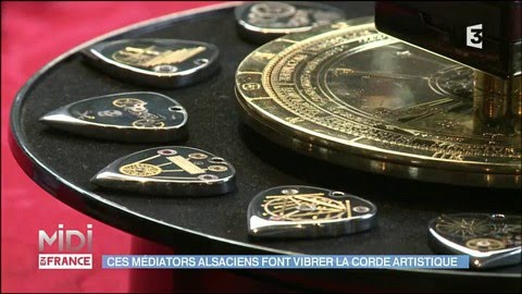 Musique : des médiators uniques venus d'Alsace