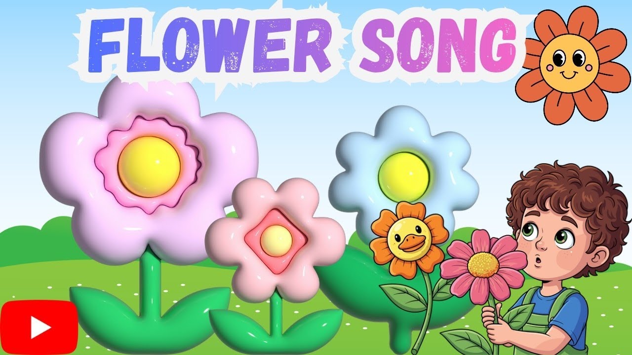 Flower Song for Kids | Learn Flower Names | Fun Learning for Children | Cocoo Bits