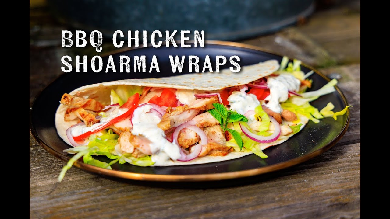 Zo maak je BBQ chicken shoarma wraps | Fire&Food TV BBQ-video