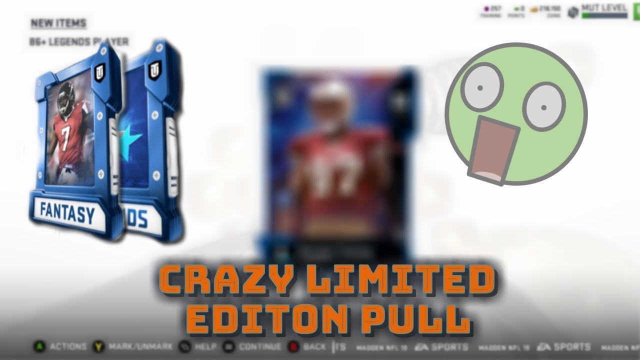 LIMITED EDITON PULL !! LEGEND BUNDLE OPENING | MADDEN 19 ULTIMATE TEAM