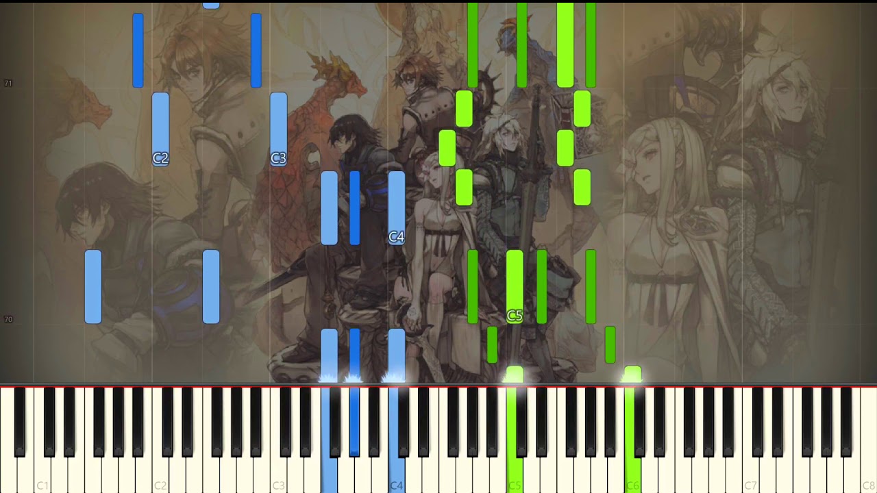 NieR - Ashes of Dreams [Piano Arrangement] Synthesia