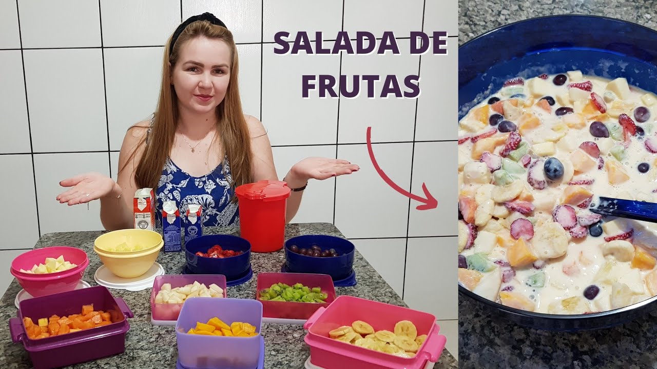 SALADA DE FRUTAS - RECEITA SUPER FÁCIL DE FAZER
