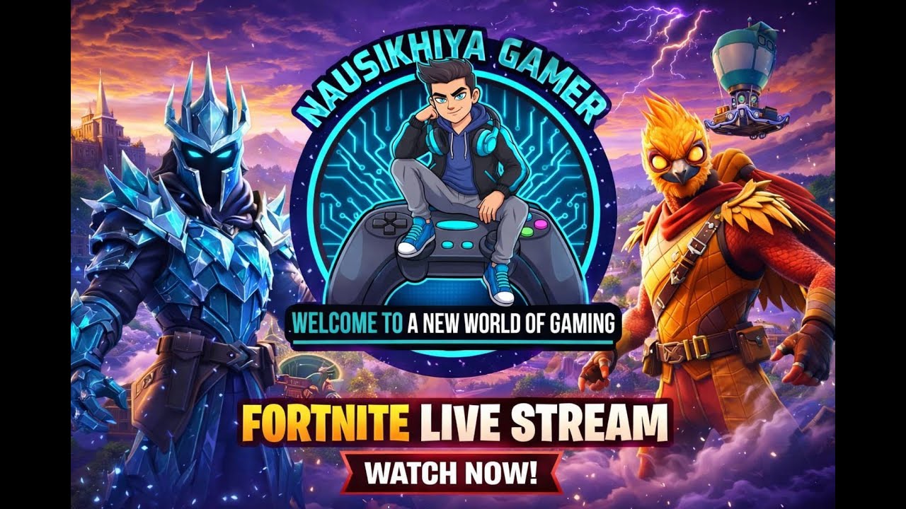 FORTNITE LIVE STREAM 🎮 | Noob to Pro Journey | Nausikhiya Gamer
