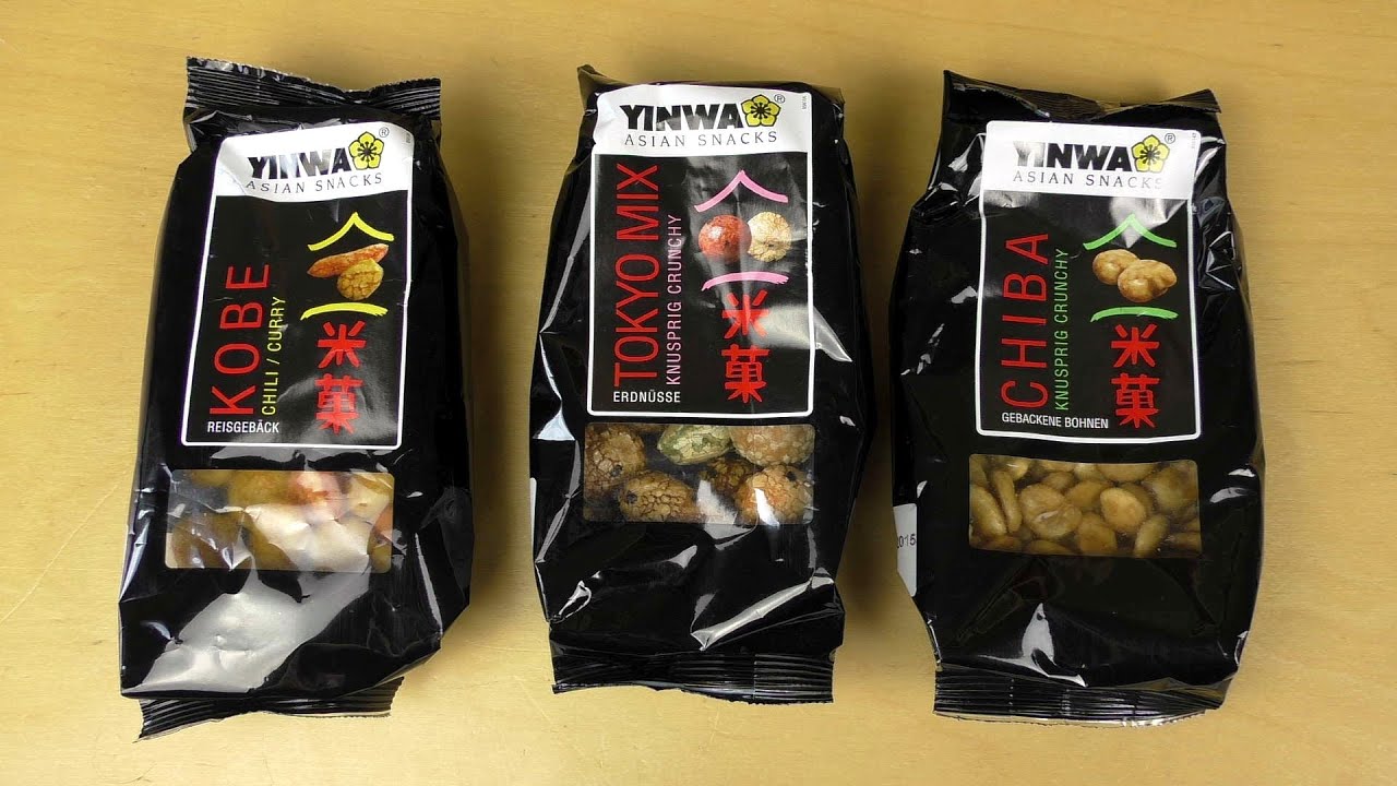 Asian Snacks [Fried Beans, Curry Crackers, Tokyo Mix]