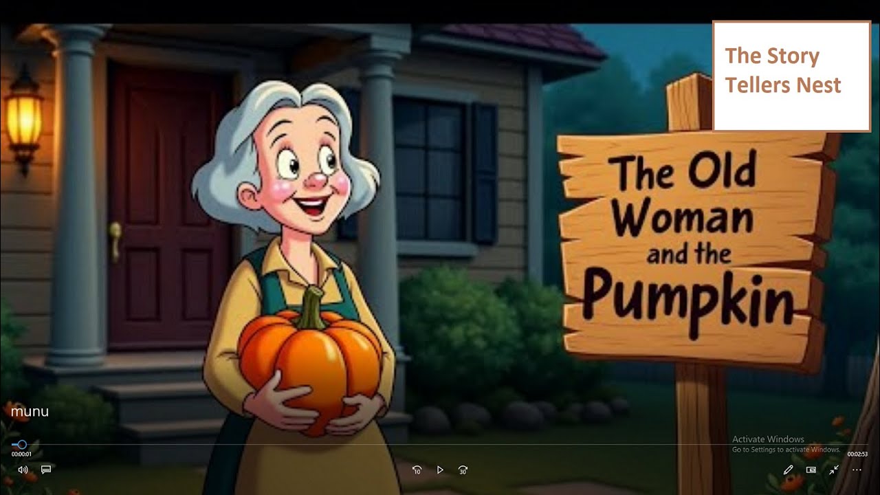 The Old Woman and the Pumpkin | Kids Story with a Moral | Animated English Storytelling | Best Short