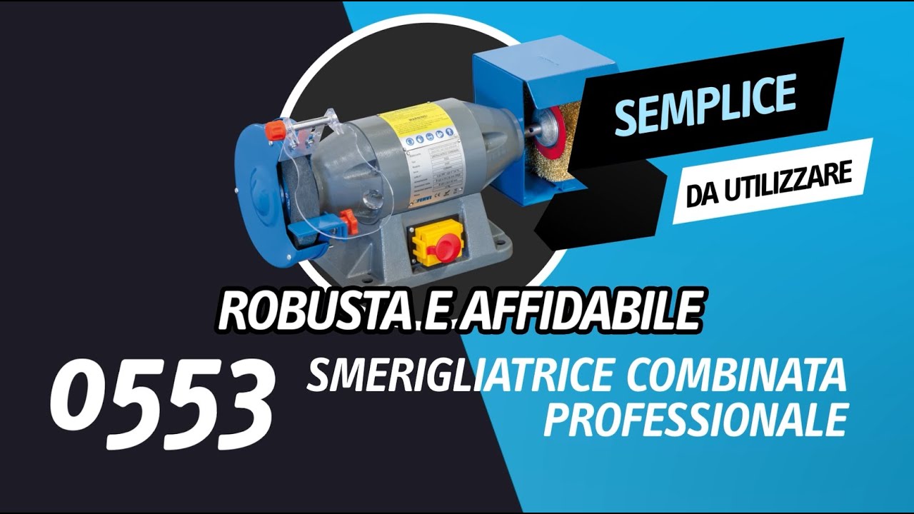 Smerigliatrice combinata professionale 0553 | Fervi