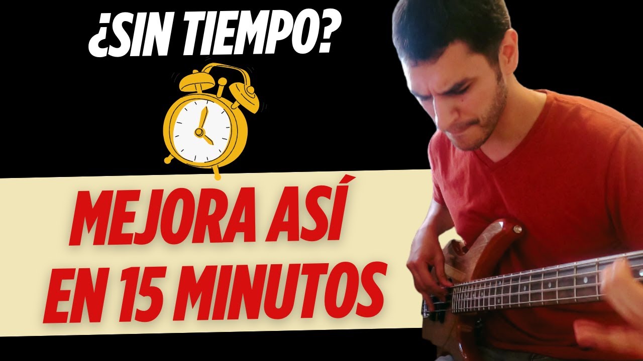 ¿Sin tiempo para el instrumento? Mejora tu forma de practicar así.