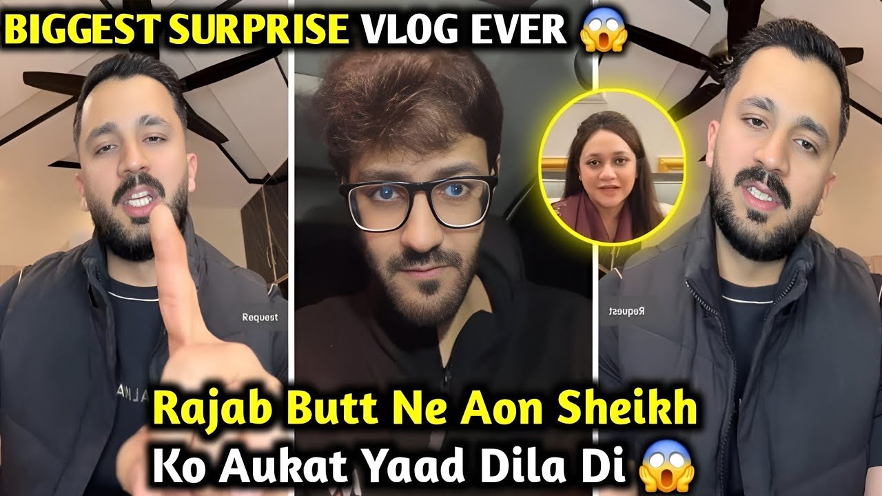 Rajab Butt Reveals a Huge Surprise in His Latest Vlog | Rajab's Family Update 