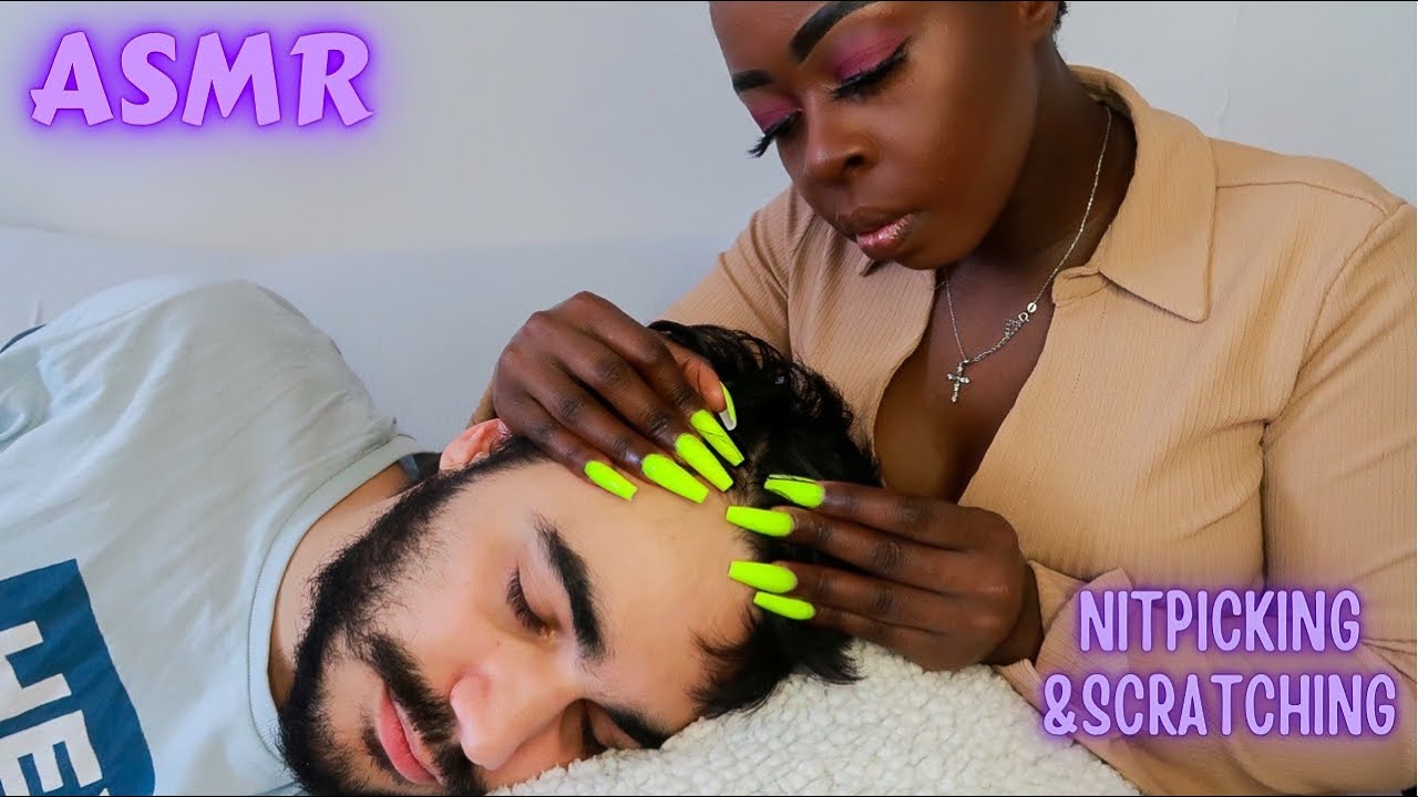 New mic 🎙 Allzoomed Nitpicking & Scratching Scalp. {ASMR}