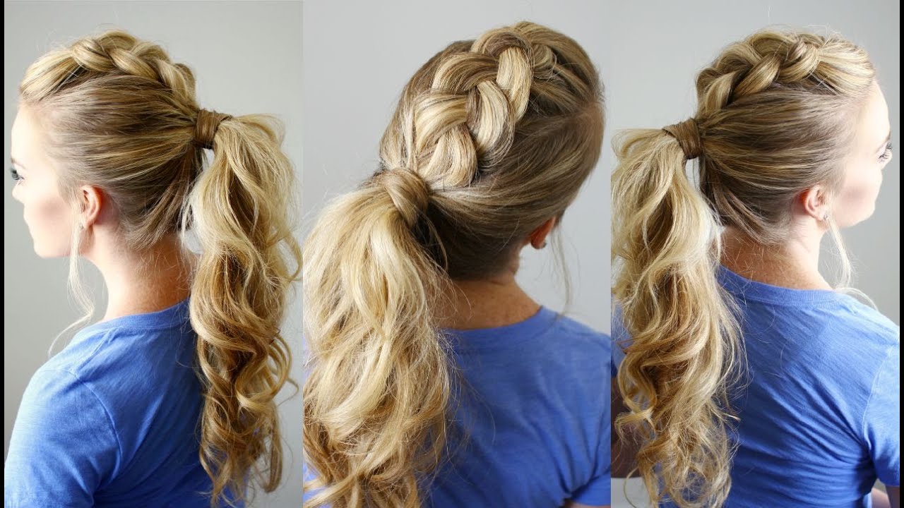 Dutch Mohawk Ponytail | Back to School Haristyle