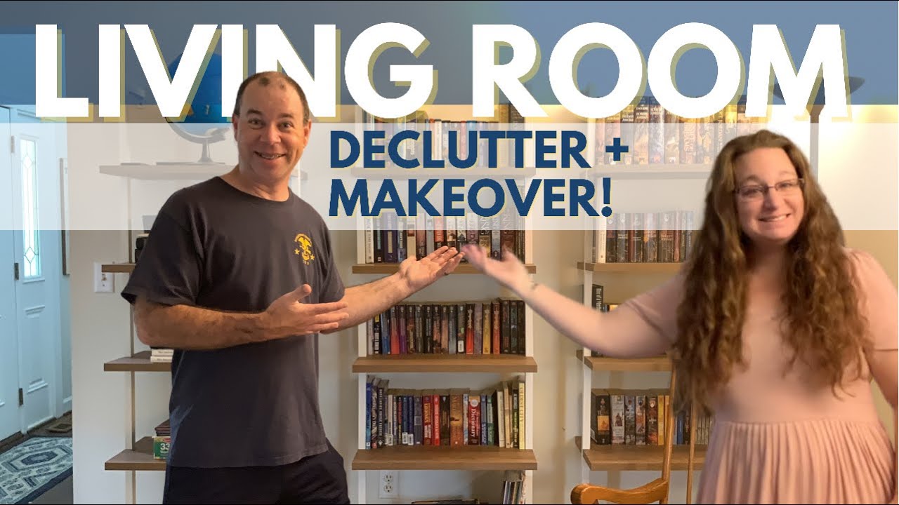 LIVING ROOM MAKEOVER || Books Declutter || Before and After || Minimalism Journey